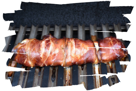 gesmoketes Schweinefilet mit Füllung gesmoketes Schweinefilet mit Füllung