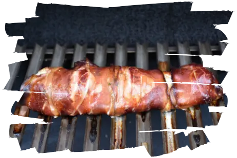 gesmoketes Schweinefilet mit Füllung gesmoketes Schweinefilet mit Füllung