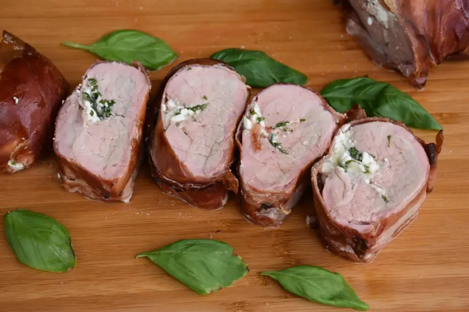 Schweinefilet mit Frischkäsefüllung